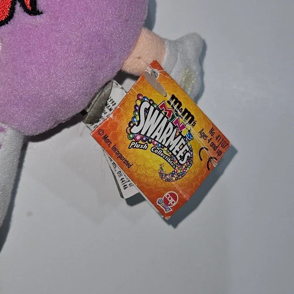 VTG Lisa Lilac M&M Minis Swarmees Purple Plush Small 5